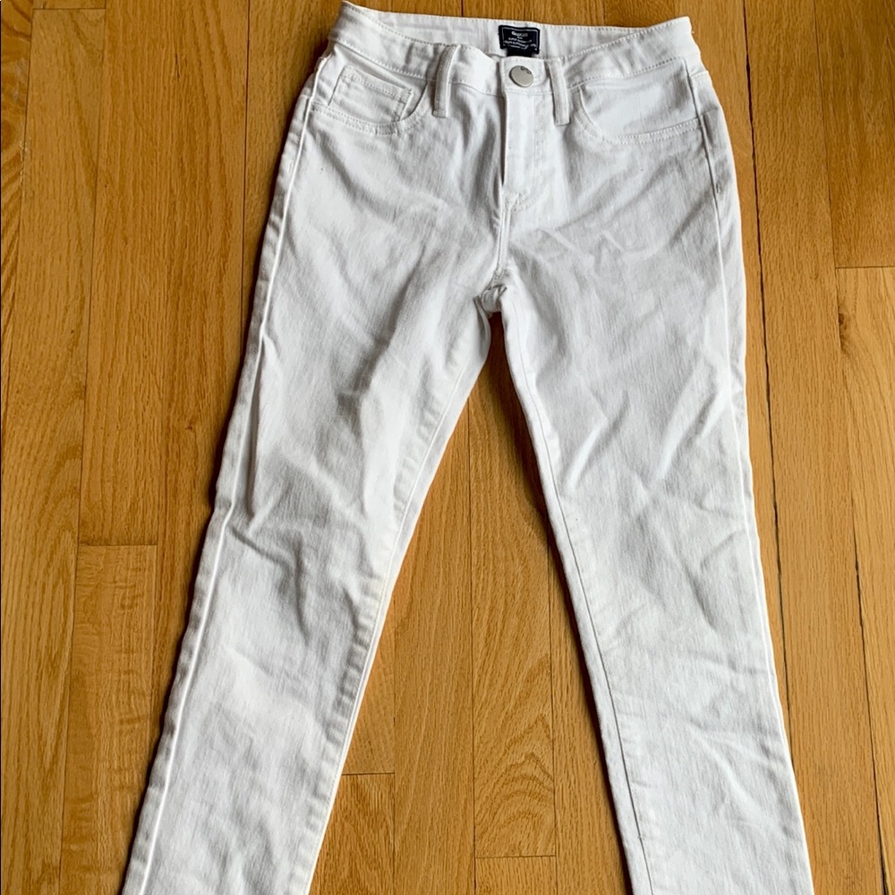 White Denim Skinny Jeans